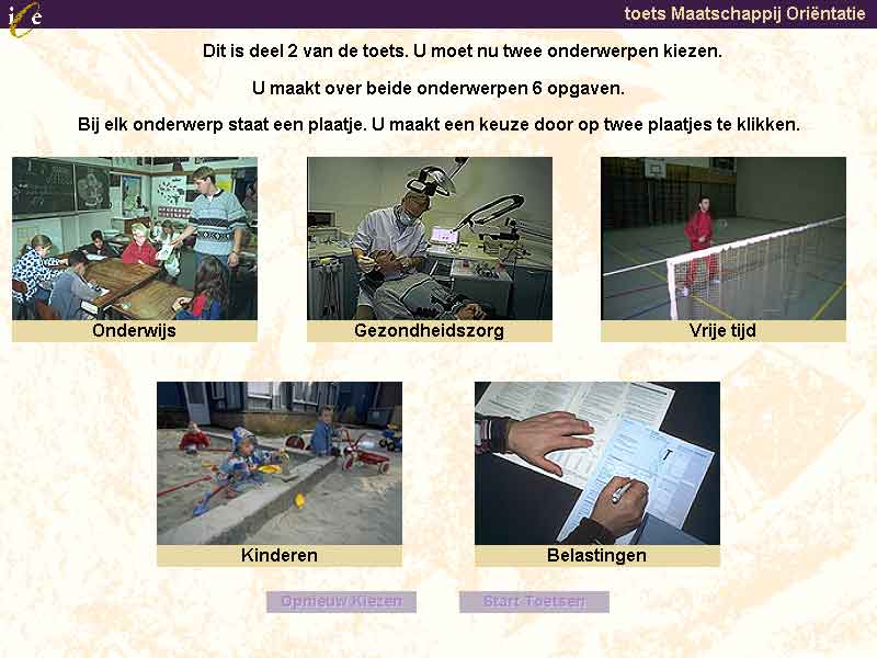 Maatschappij Oriëntatie Toets